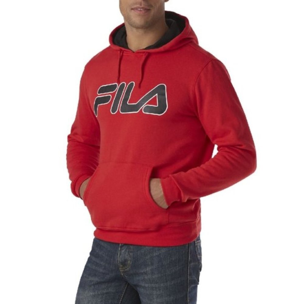 FILA Logo Pullover Hoodie